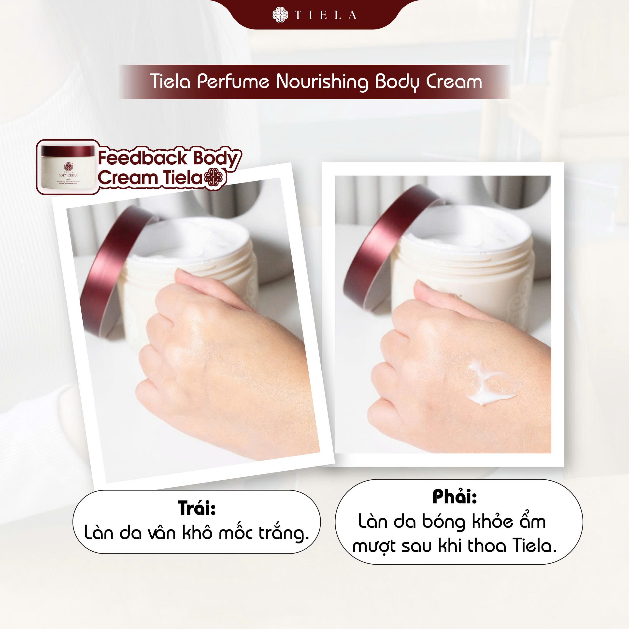 Kem Dưỡng Ẩm Body Hương Nước Hoa TIEL:A Perfume Nourishing Body Cream