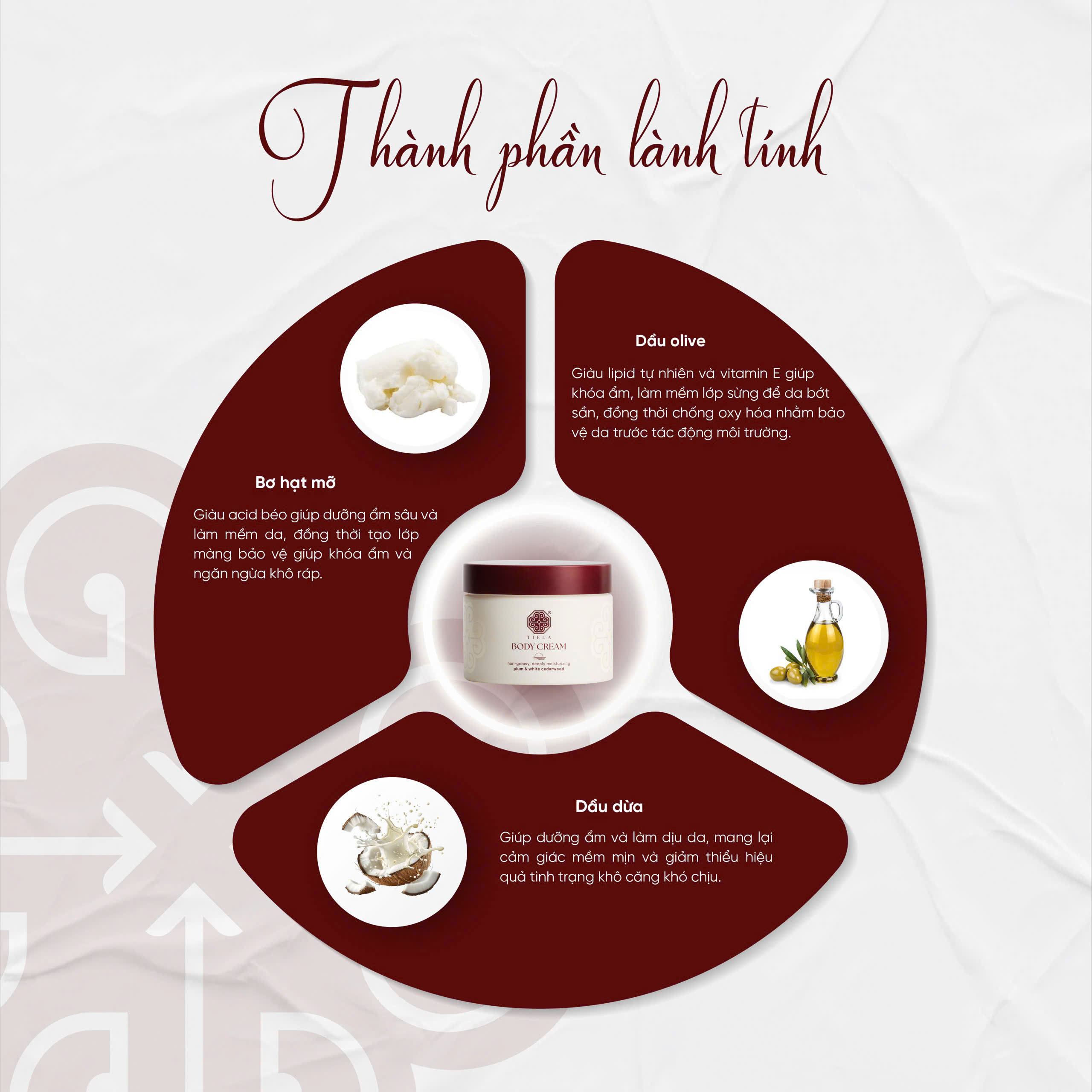 Kem Dưỡng Ẩm Body Hương Nước Hoa TIEL:A Perfume Nourishing Body Cream